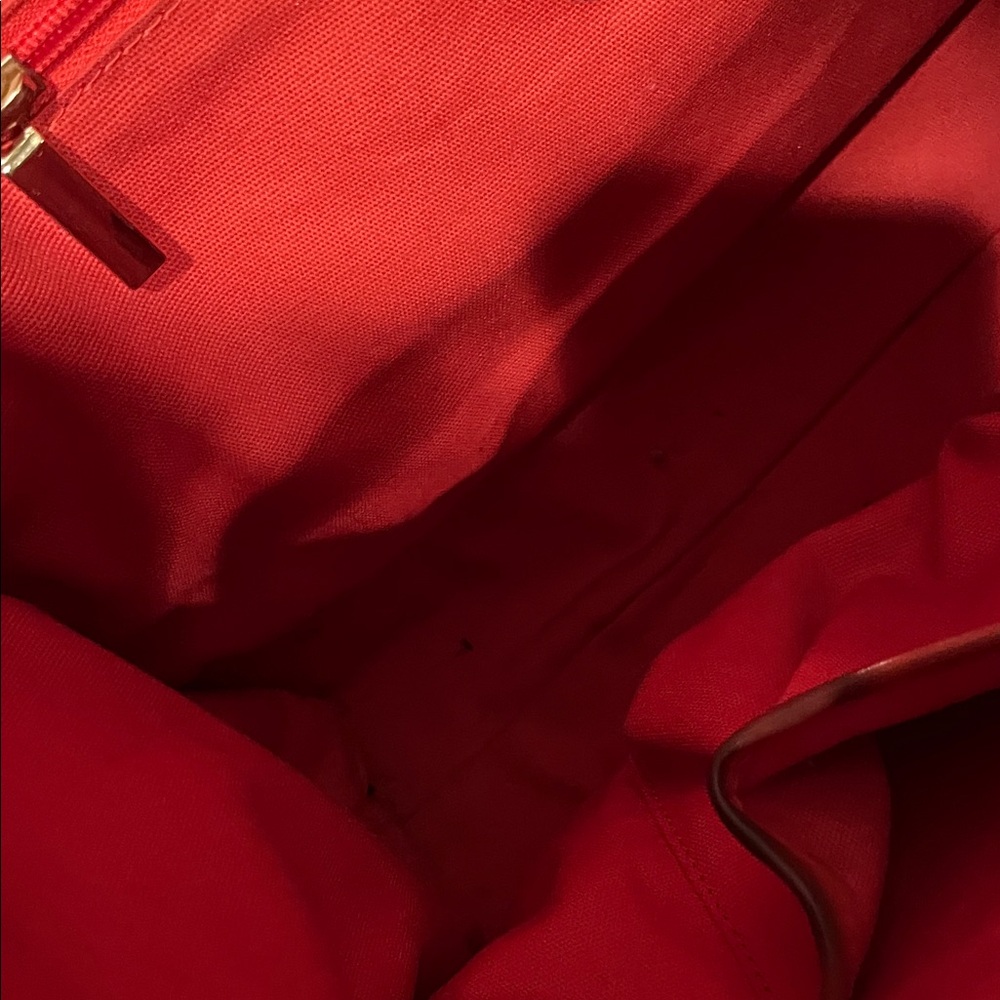 Tory Burch orange-red Tote Bag - Picture 10 of 14